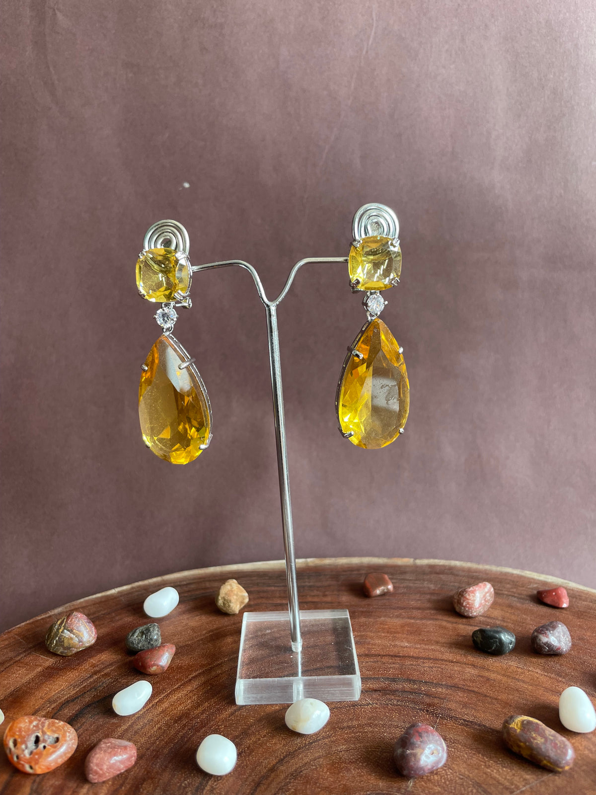 Citrine doublet Danglers