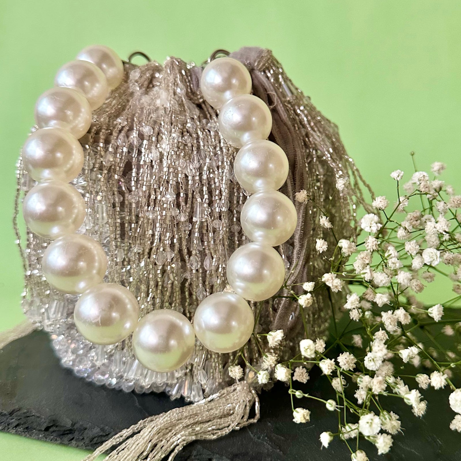Frost Tassel Bucket Silver