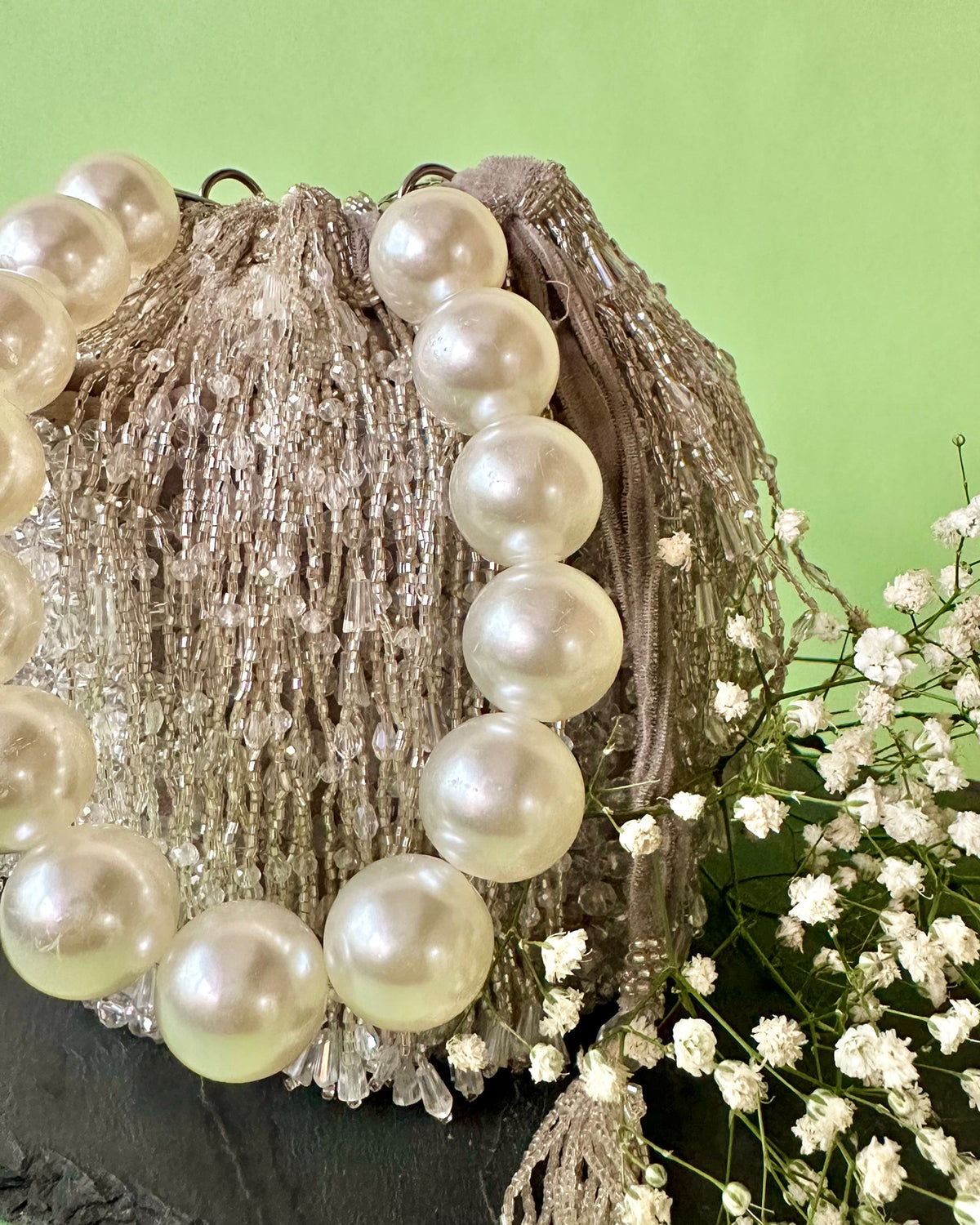 Frost Tassel Bucket Silver