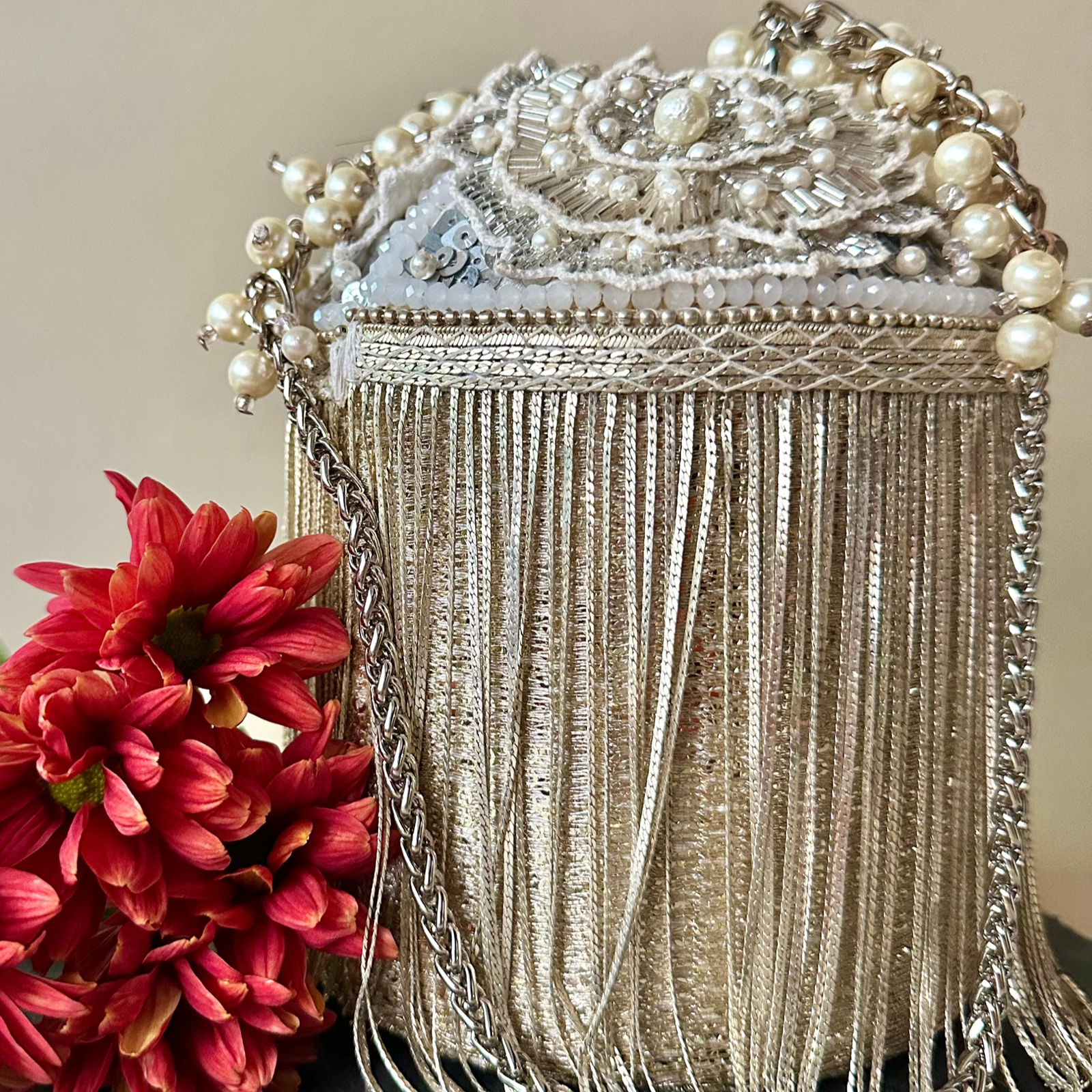 Hinted Cascade Silver Shimmer