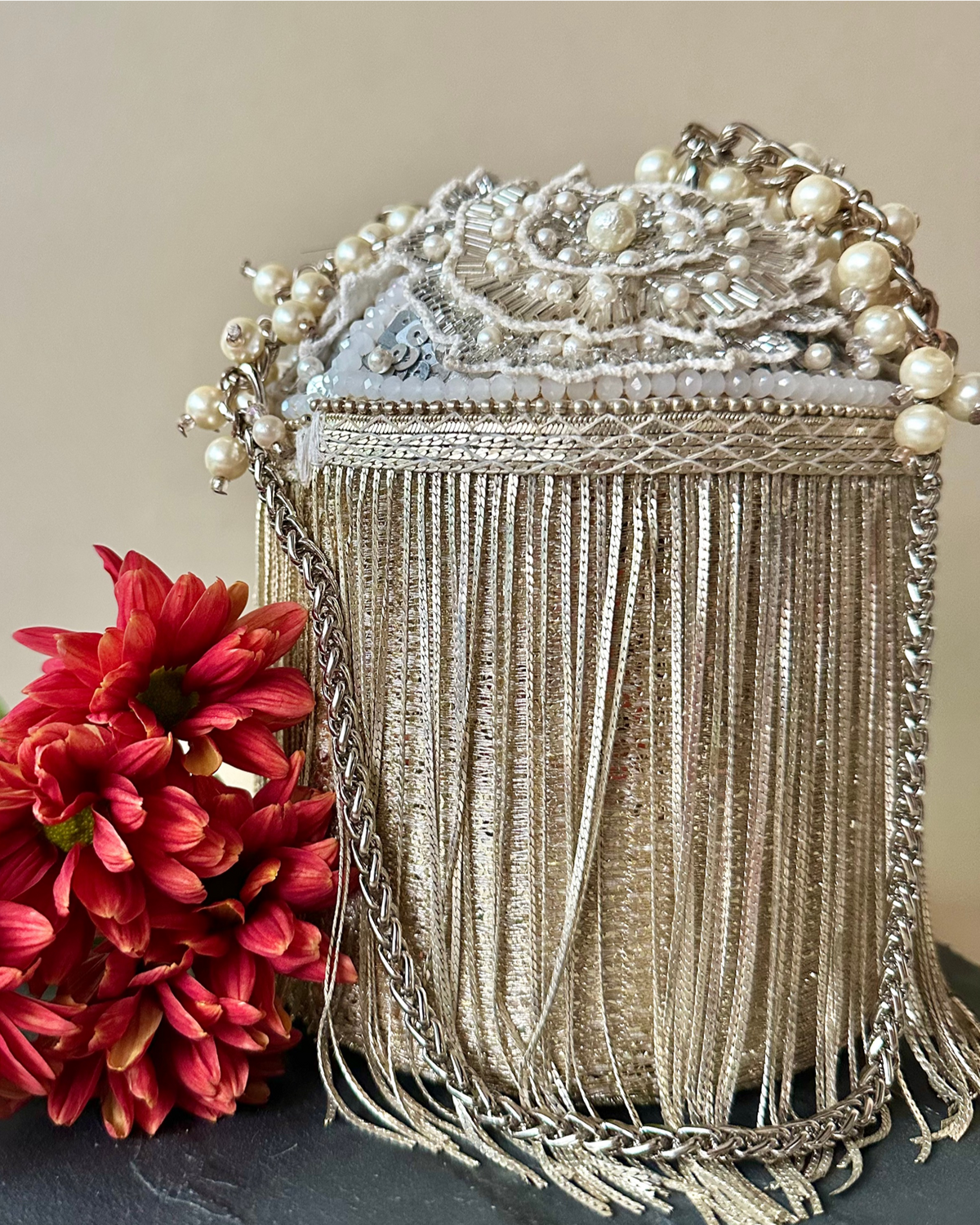 Hinted Cascade Silver Shimmer