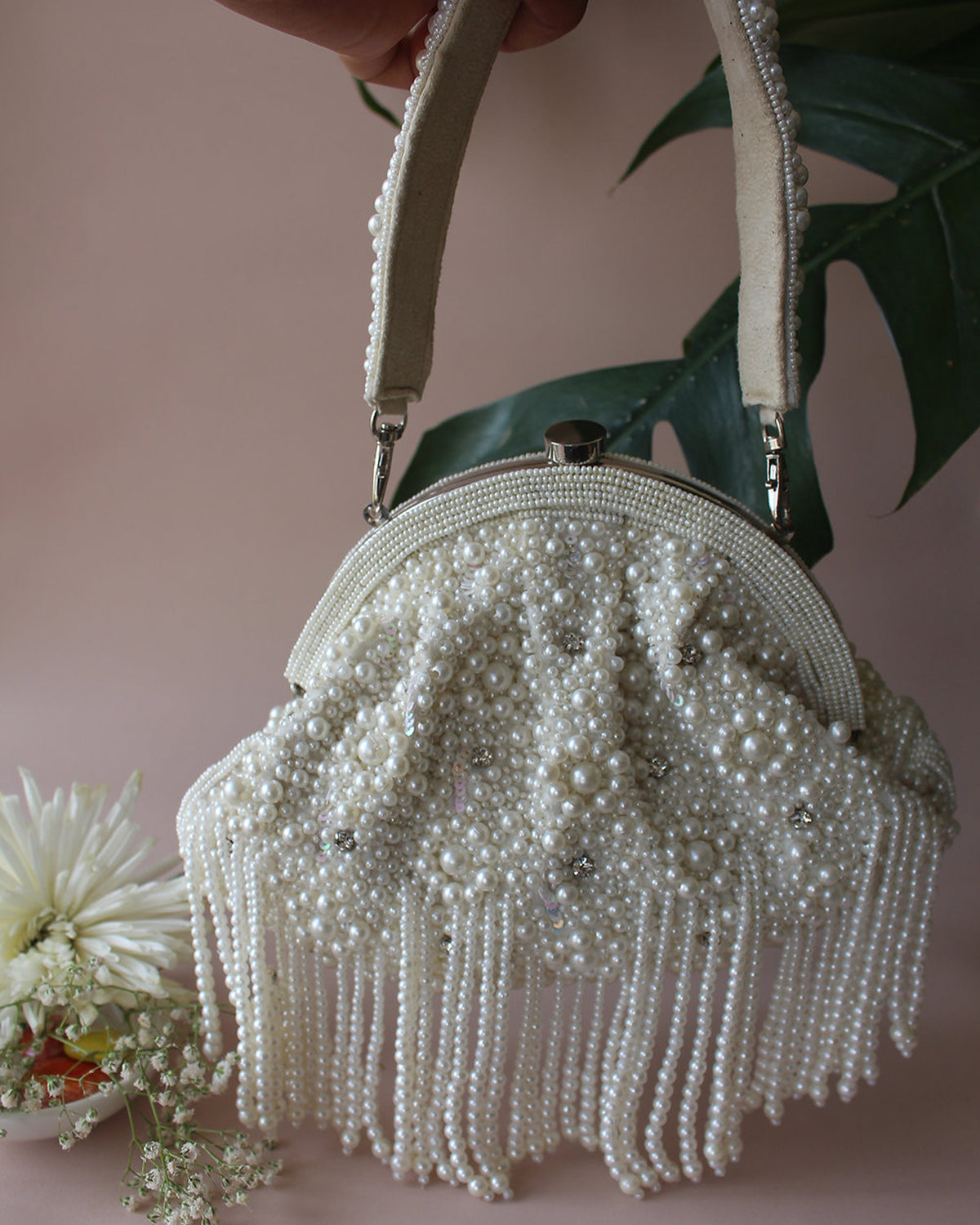 Ivory Pearl Tassels