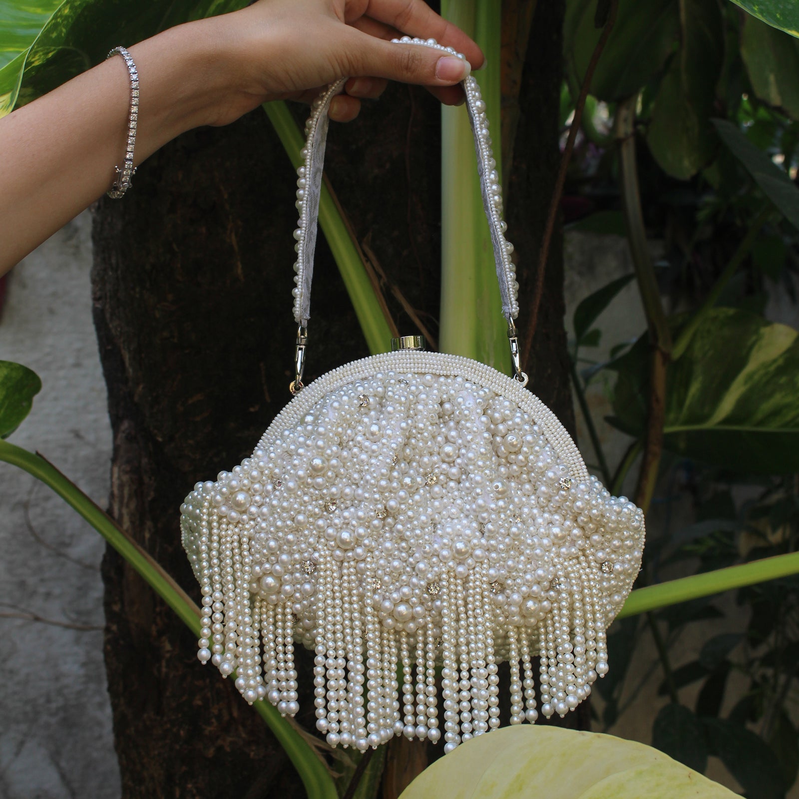 Ivory Pearl Tassels