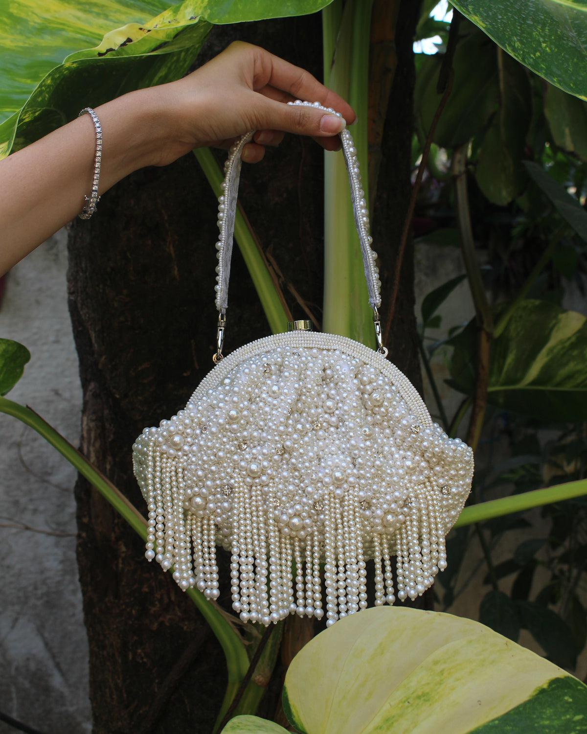 Ivory Pearl Tassels