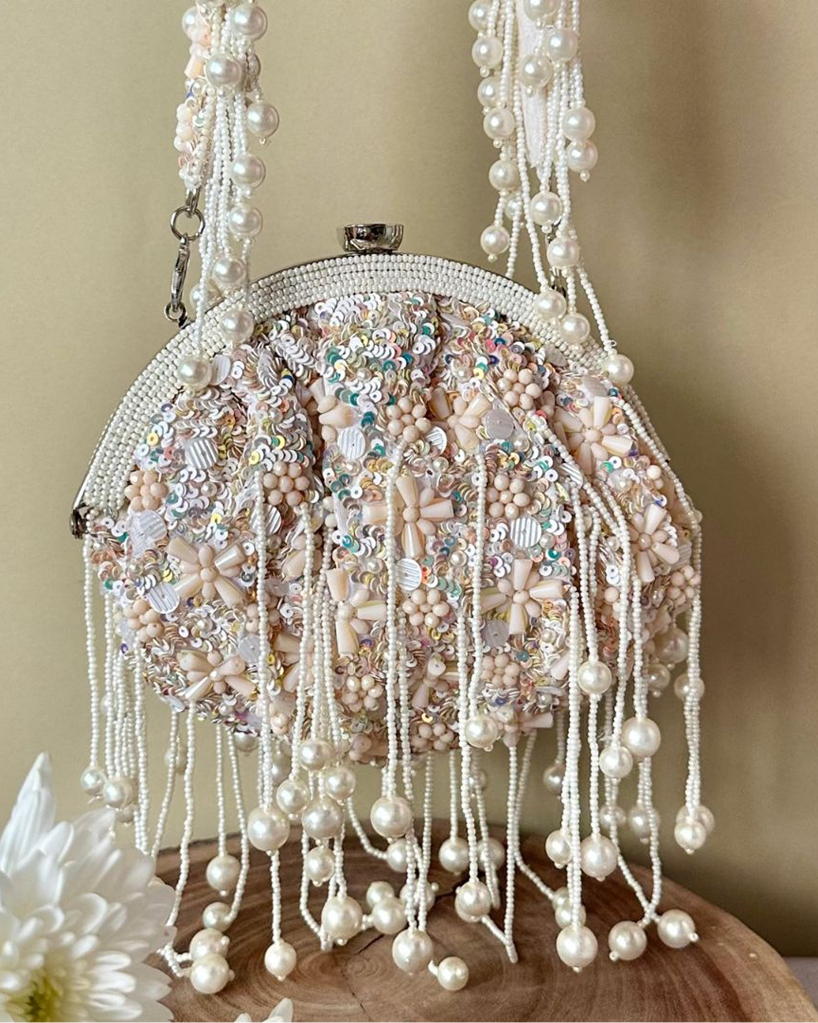 Sequin Enchantment Ivory