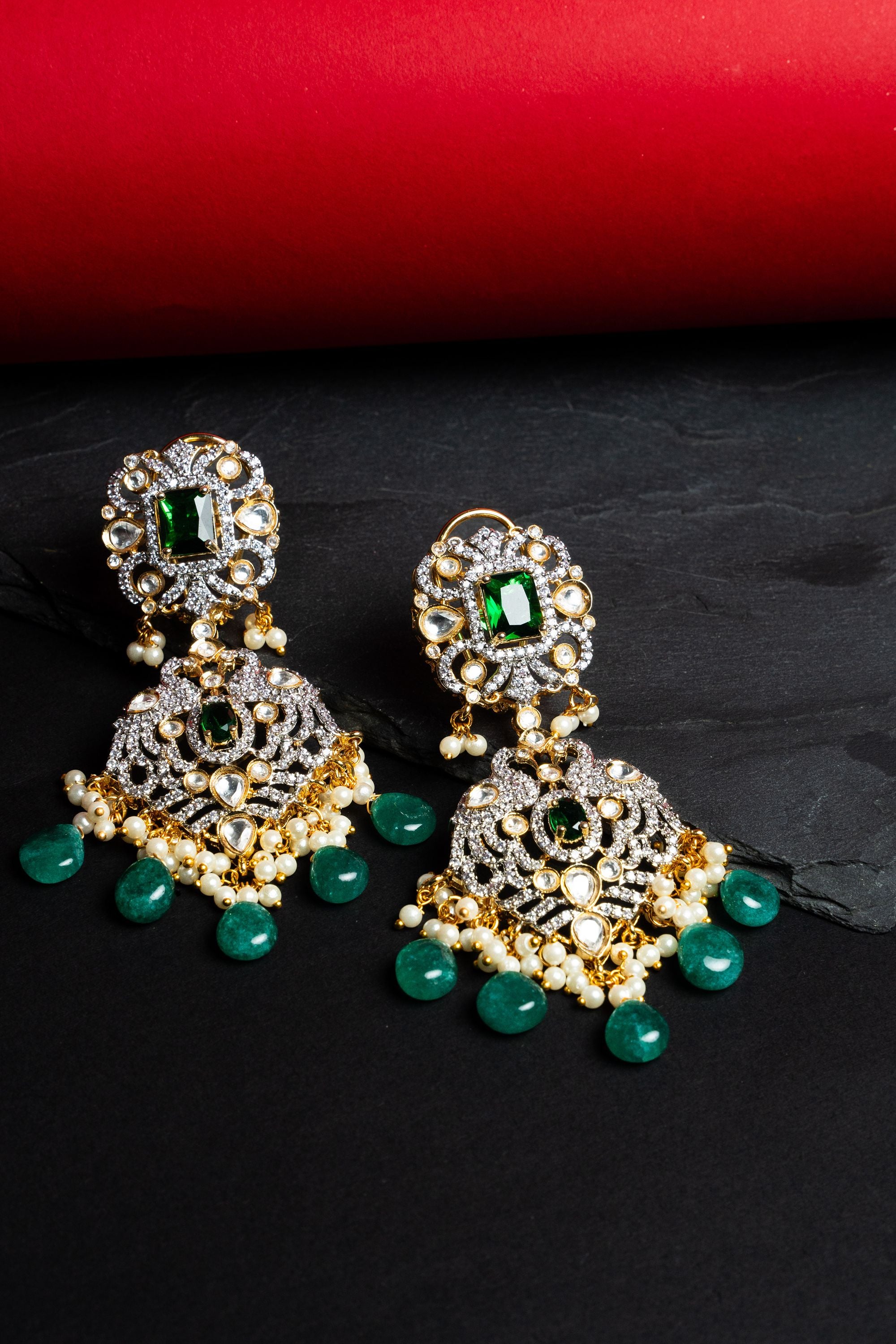 Oasis Opulence Diamond Danglers