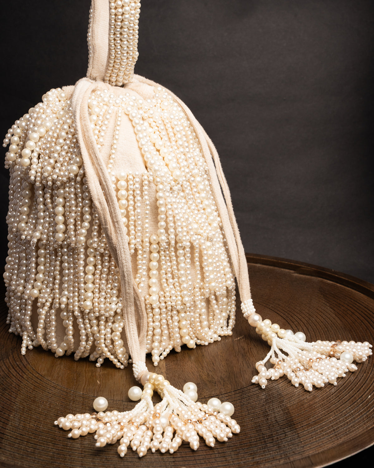 Gilt Raindrops Ivory
