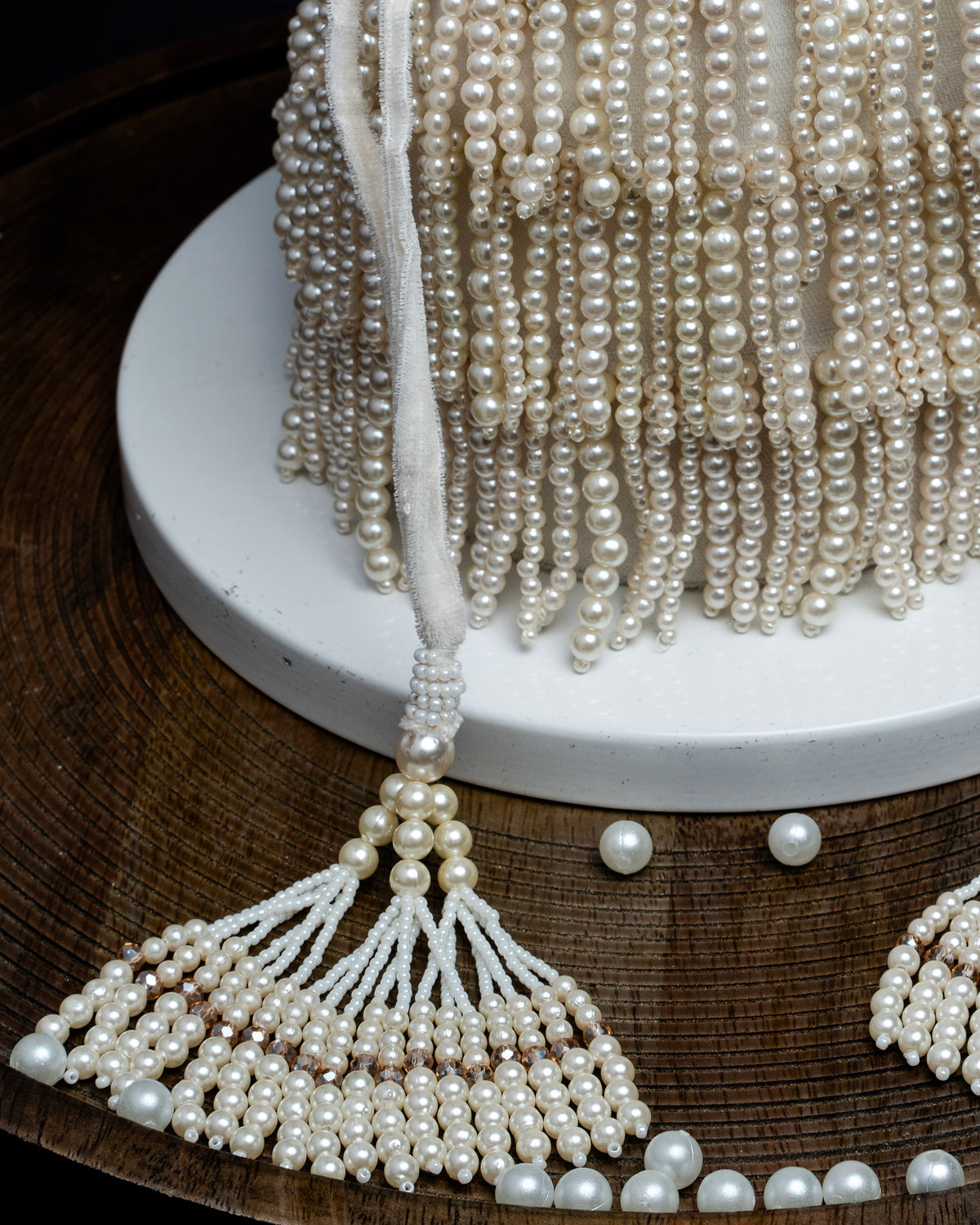 Gilt Raindrops White