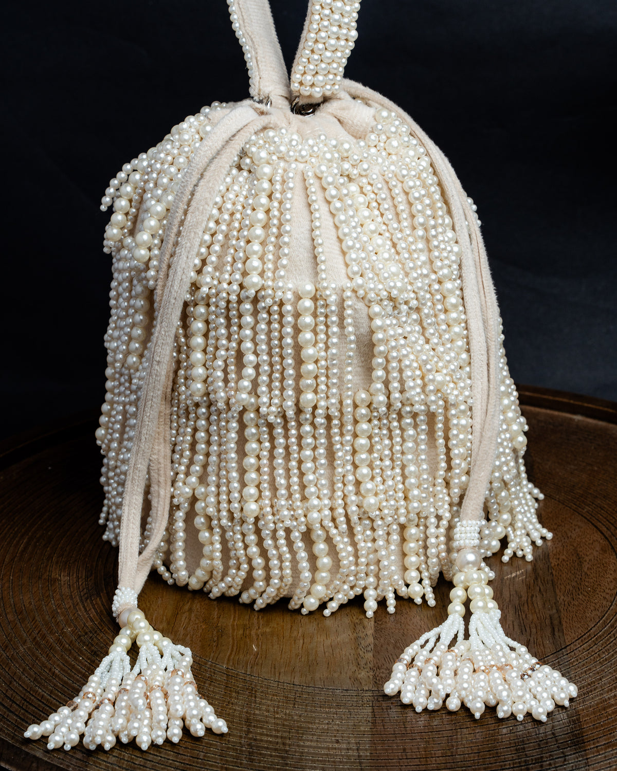 Gilt Raindrops Ivory
