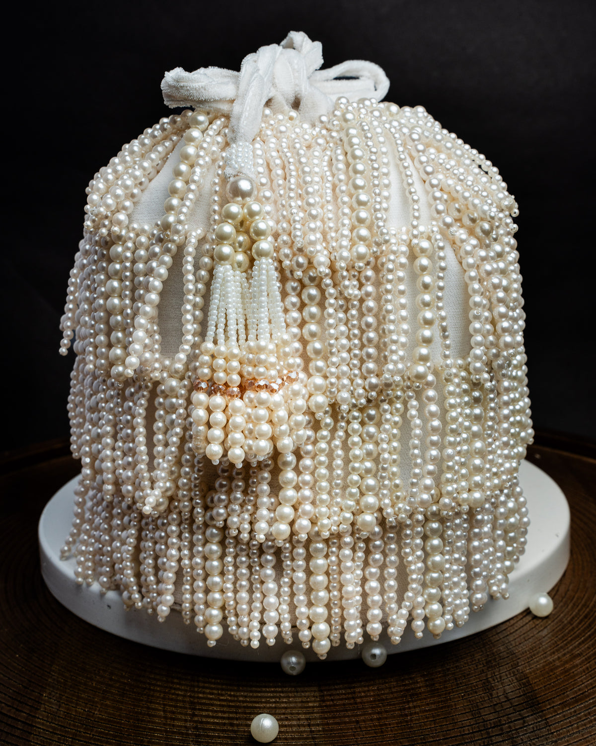 Gilt Raindrops White