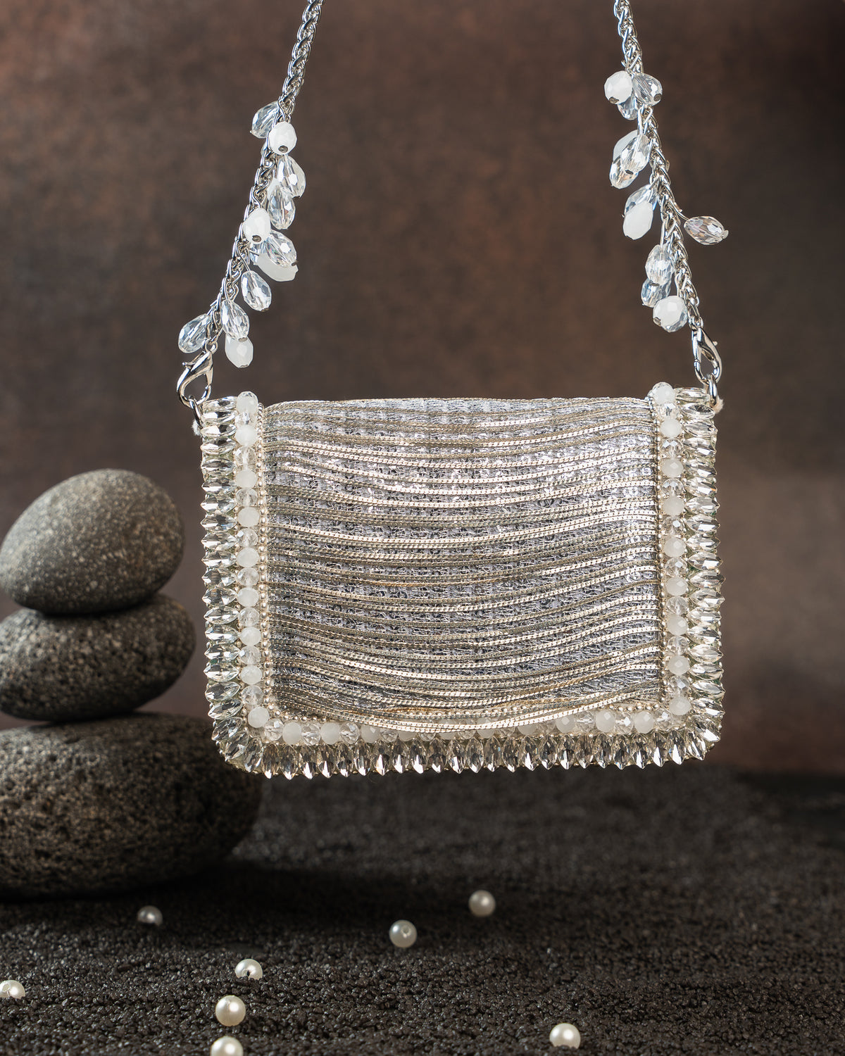 Hinted slate Silver mini