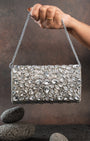 Diamond Hinted Trifold Silver