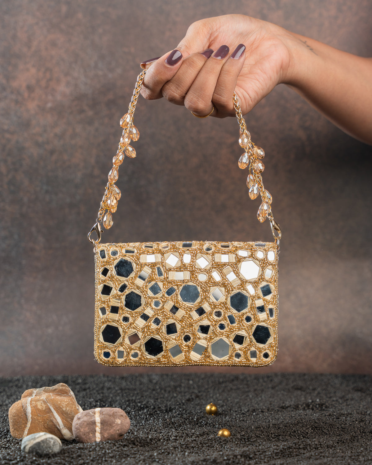 Aynali slate gold mini