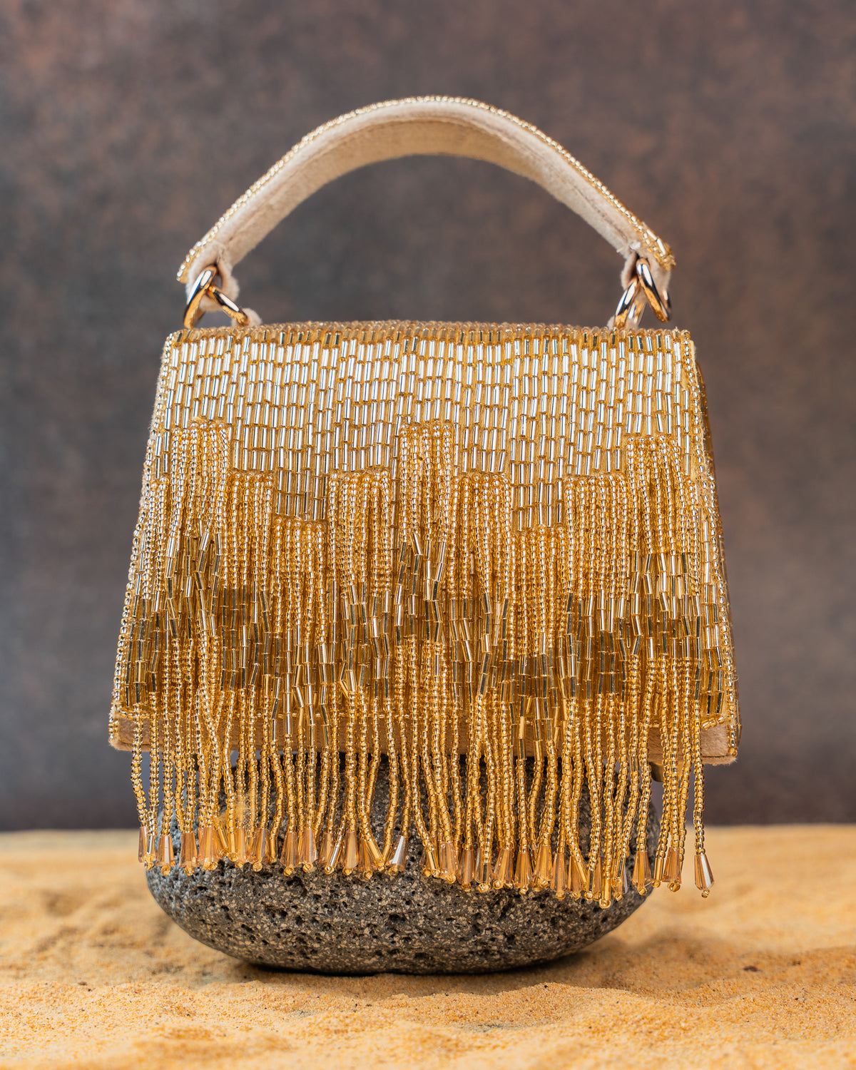 Salli En vie Mini Kasse Tassel Gold