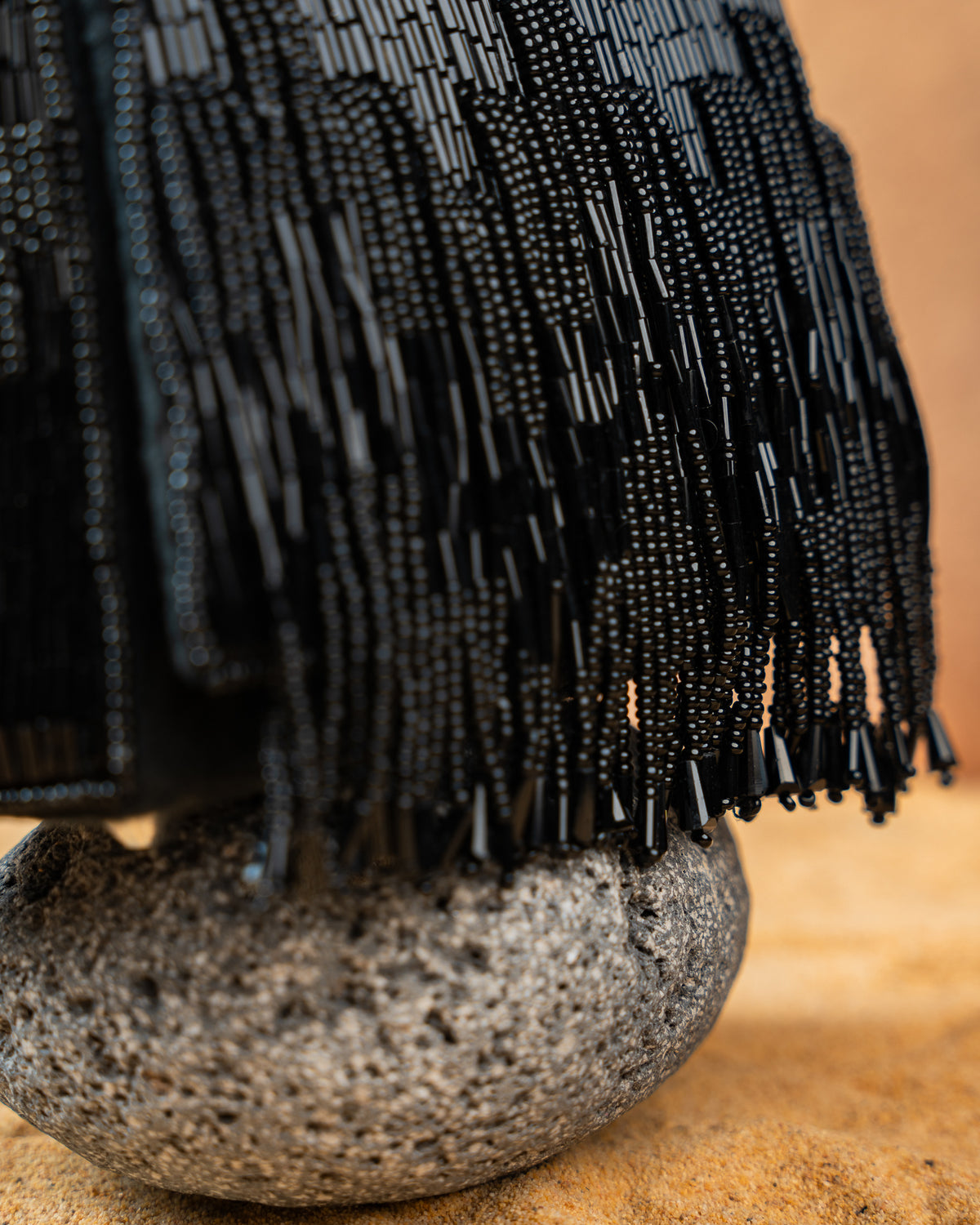 Salli En vie Mini Kasse Tassel Black