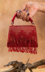 Salli En vie Mini Kasse Tassel Red