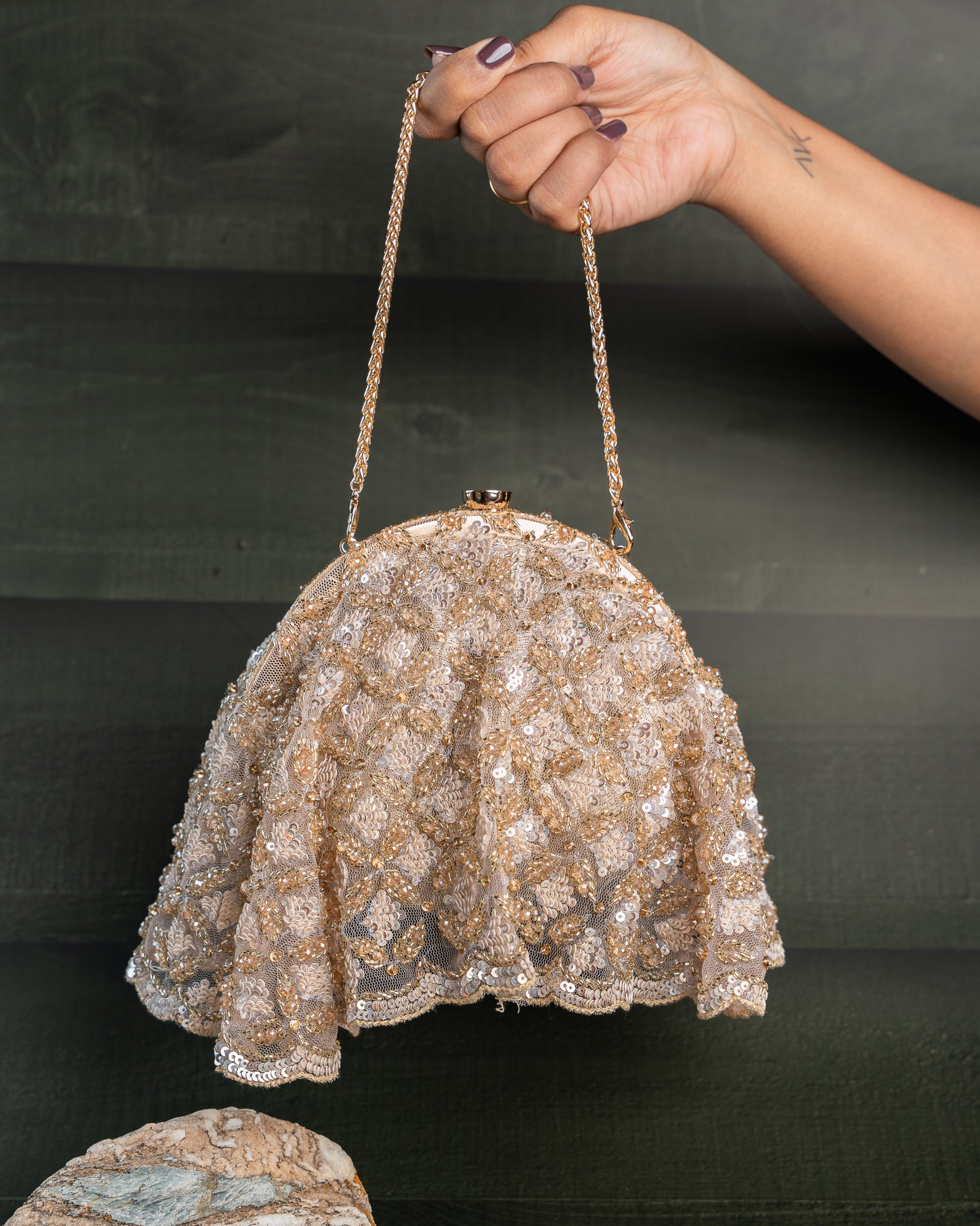 Drape Diva Batua Gold