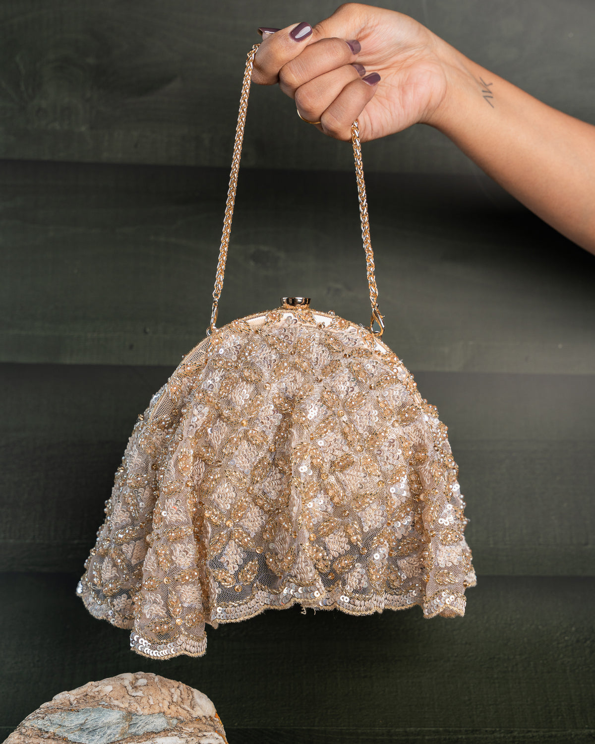 Drape Diva Batua Gold