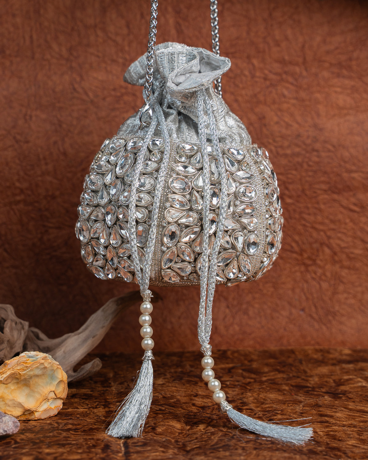 Diamond Bucket Silver