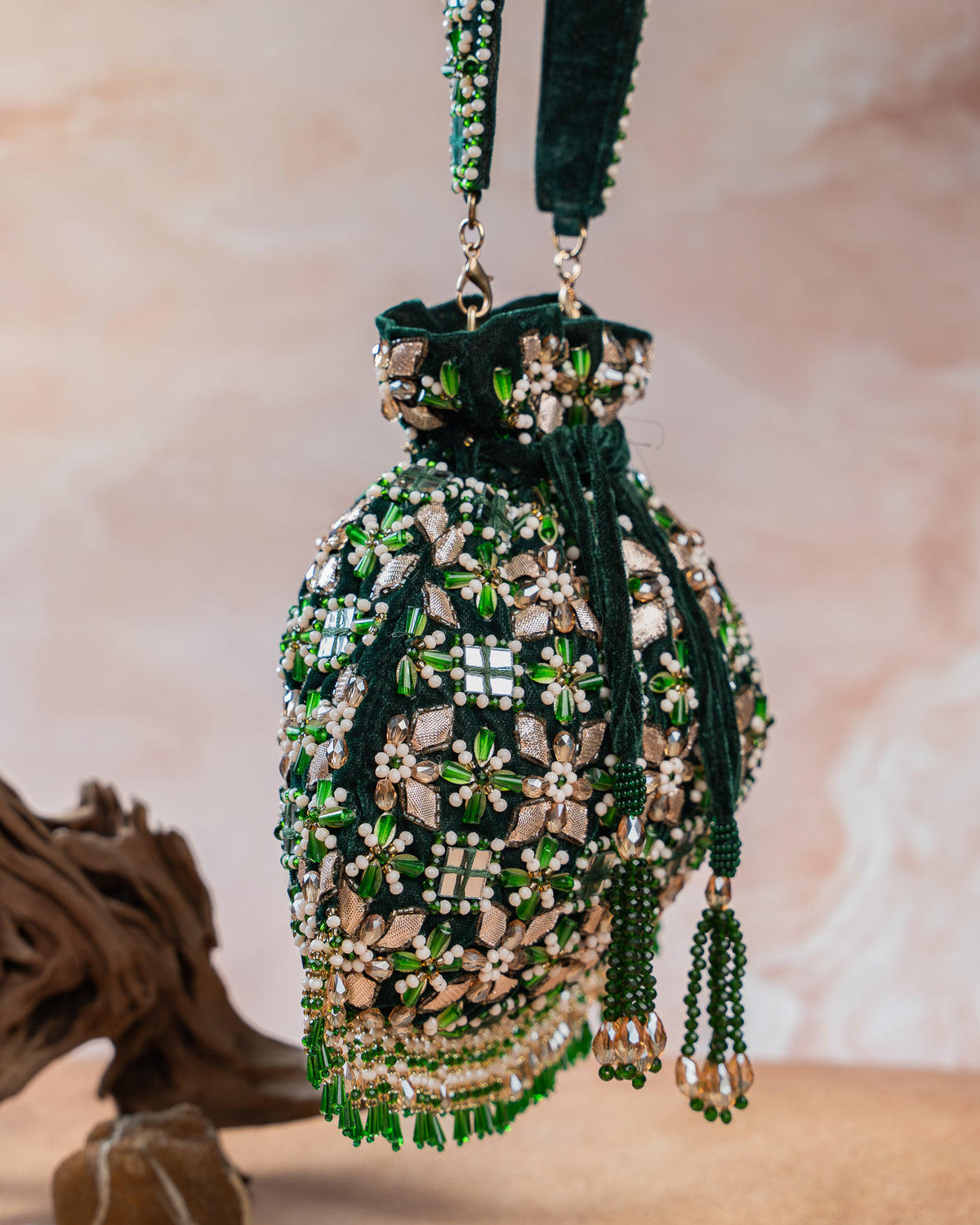 Floral Trellis Emerald