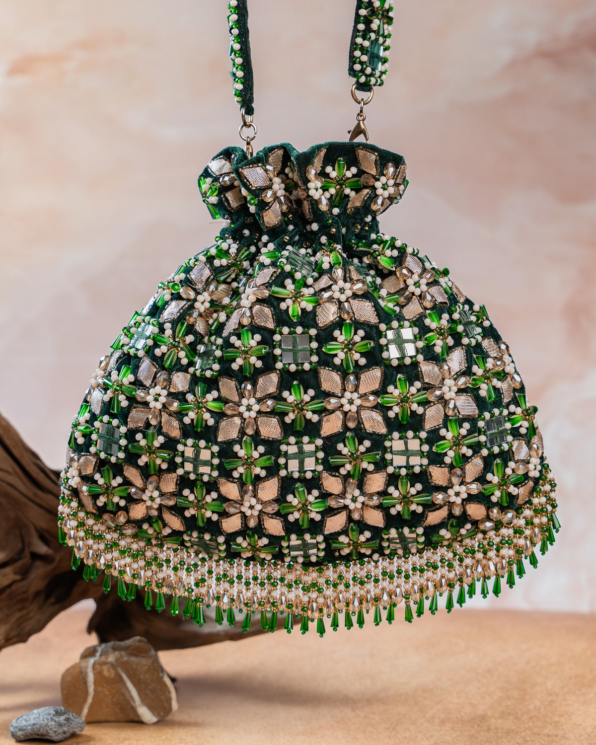 Floral Trellis Emerald