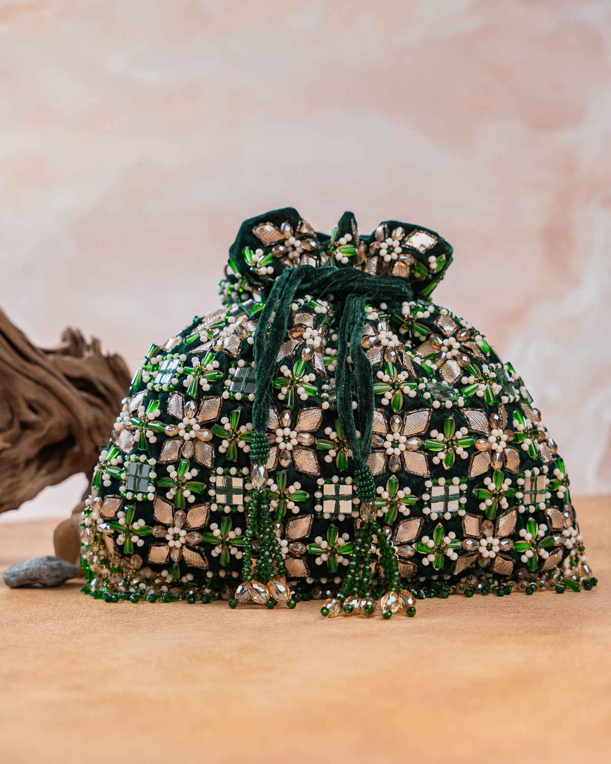 Floral Trellis Emerald