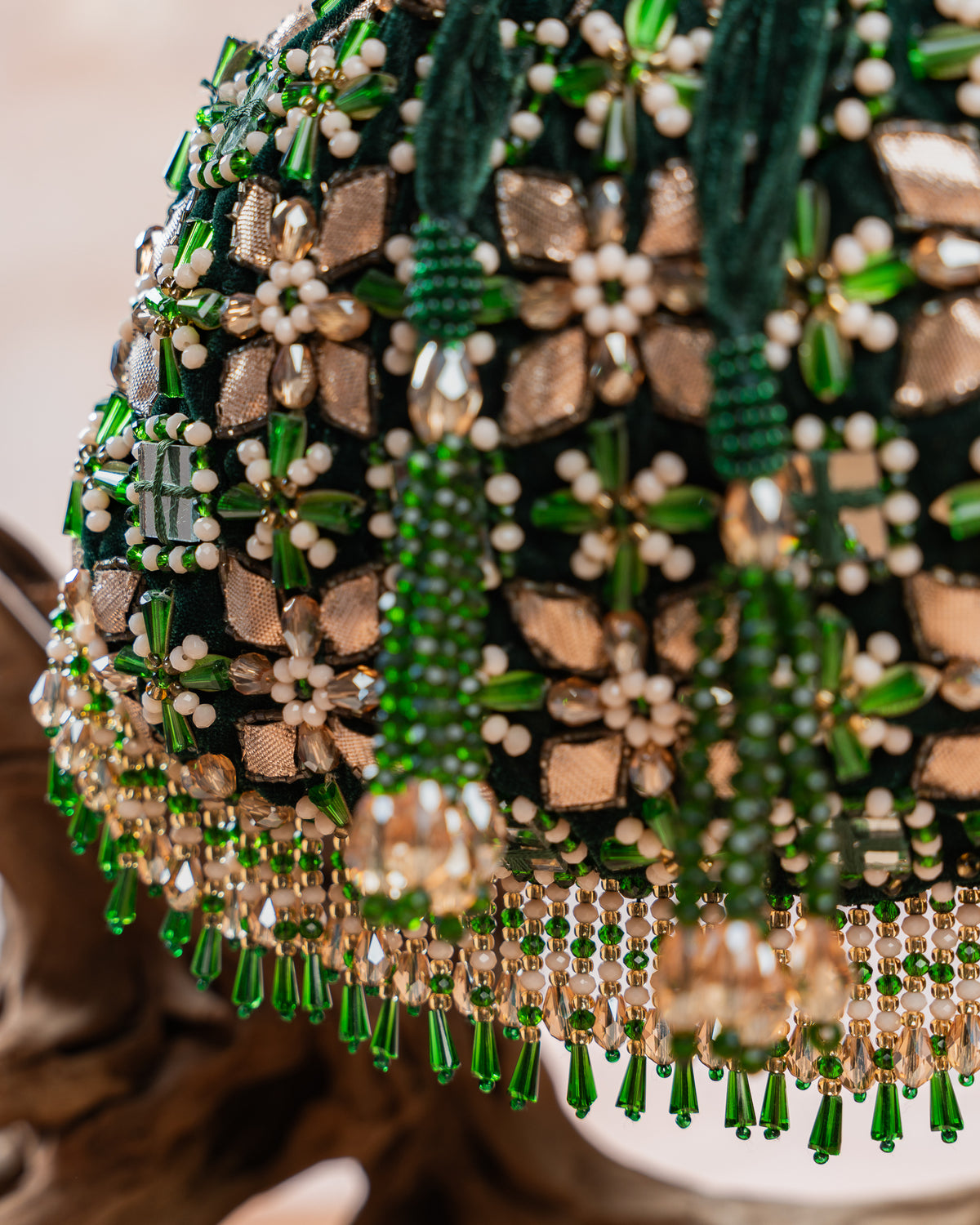 Floral Trellis Emerald