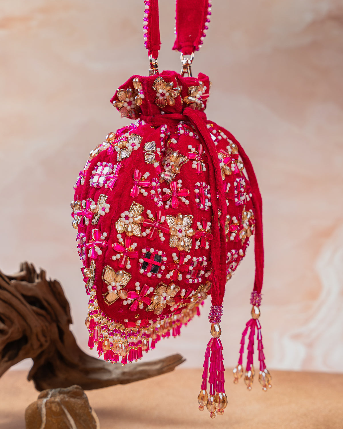 Floral Trellis Fuchsia