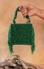 Weave Fringe Kasse Emerald