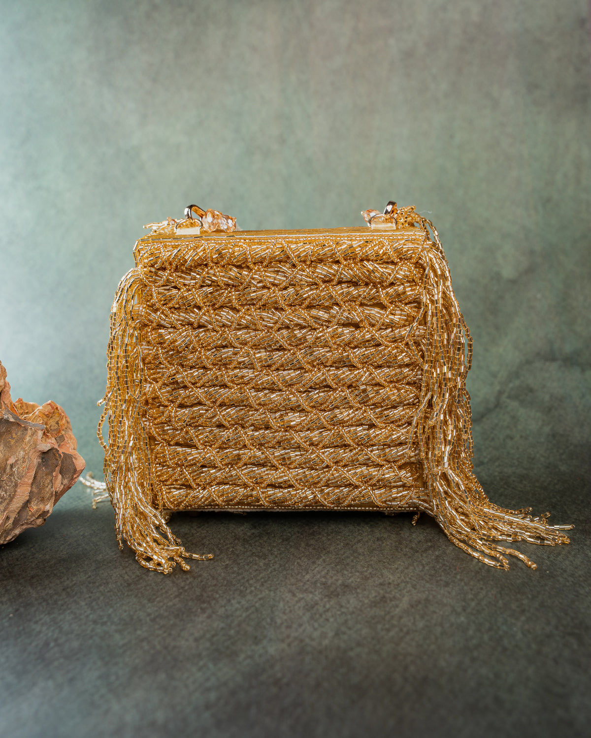 Weave Fringe Kasse Gold
