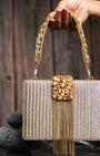 Diamond Hinted Kasse Plume Gold
