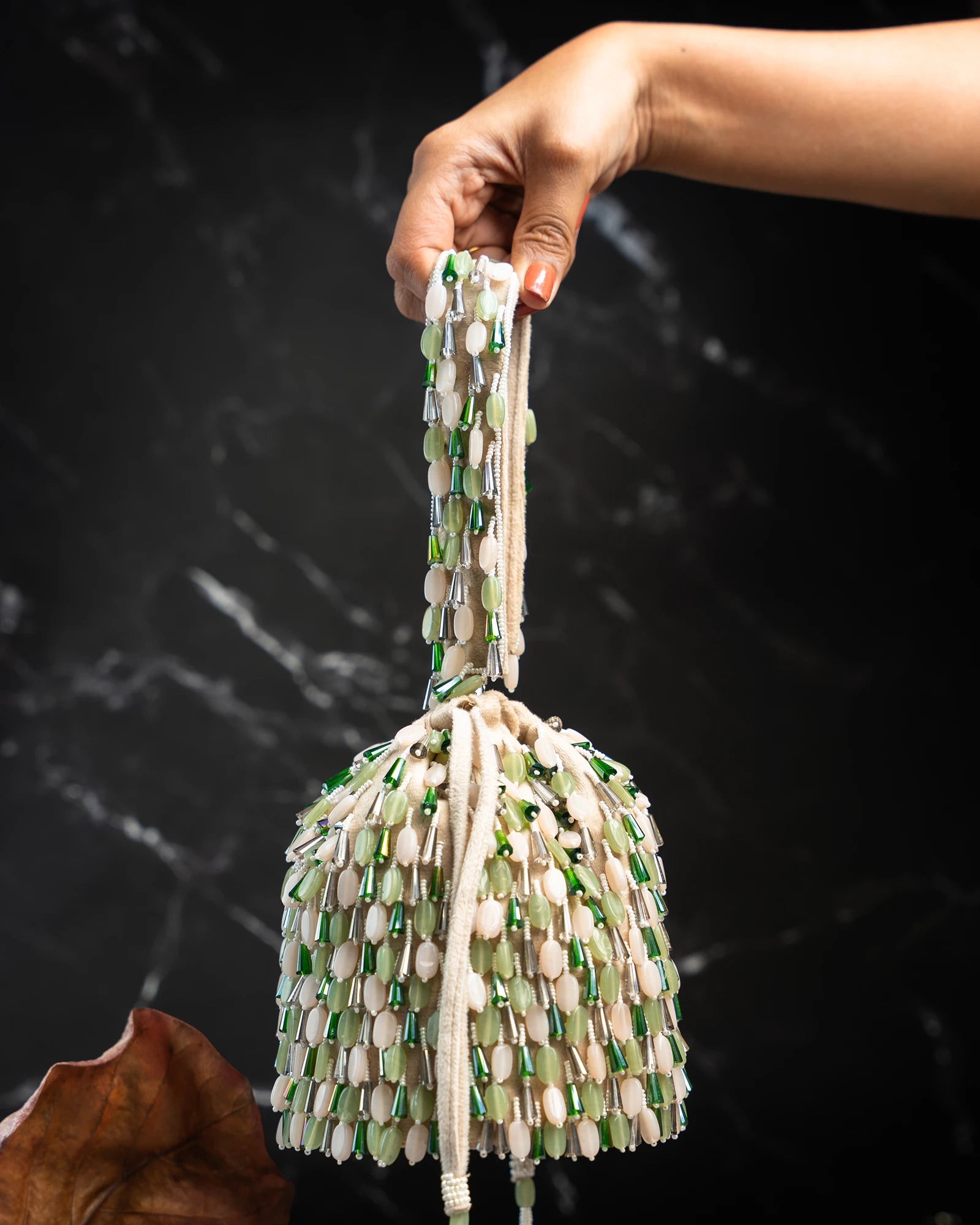 Serenity Gilt Drops Mint Maritime