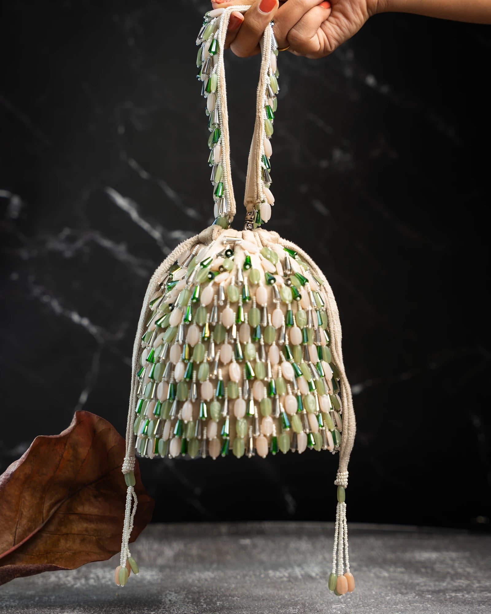 Serenity Gilt Drops Mint Maritime