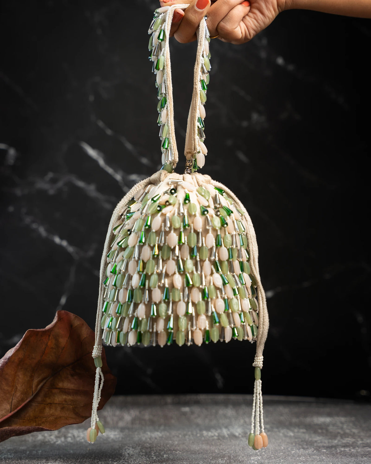 Serenity Gilt Drops Mint Maritime