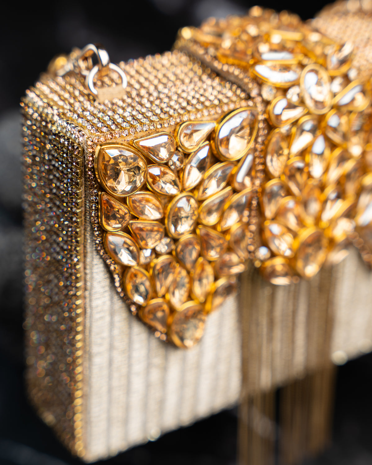 Diamond Hinted Kasse Plume Gold