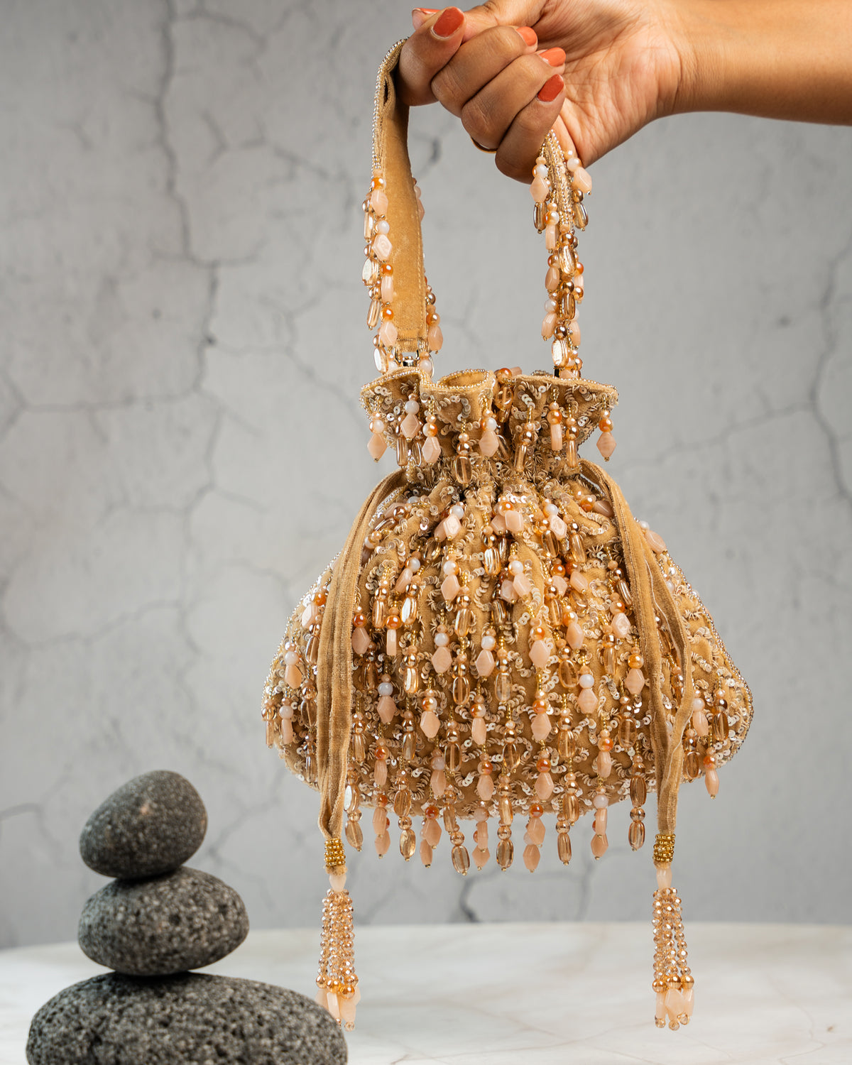 Serenity Satchel Golden Aura