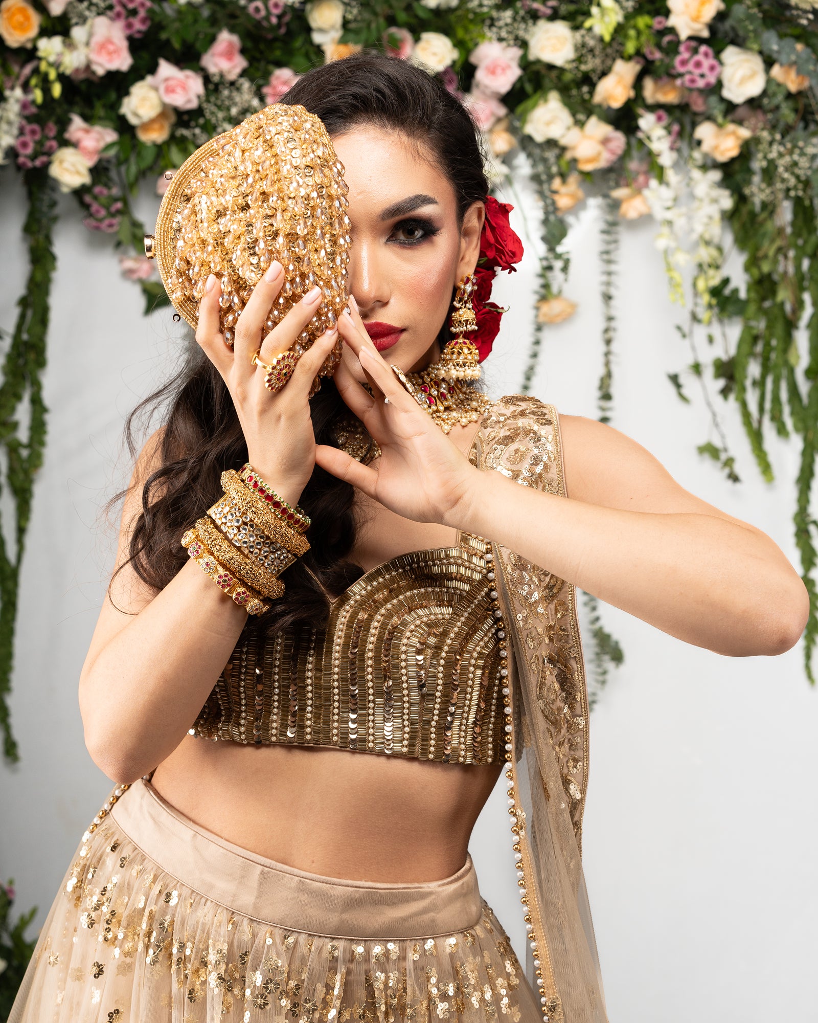 Pristine Bolso Gold