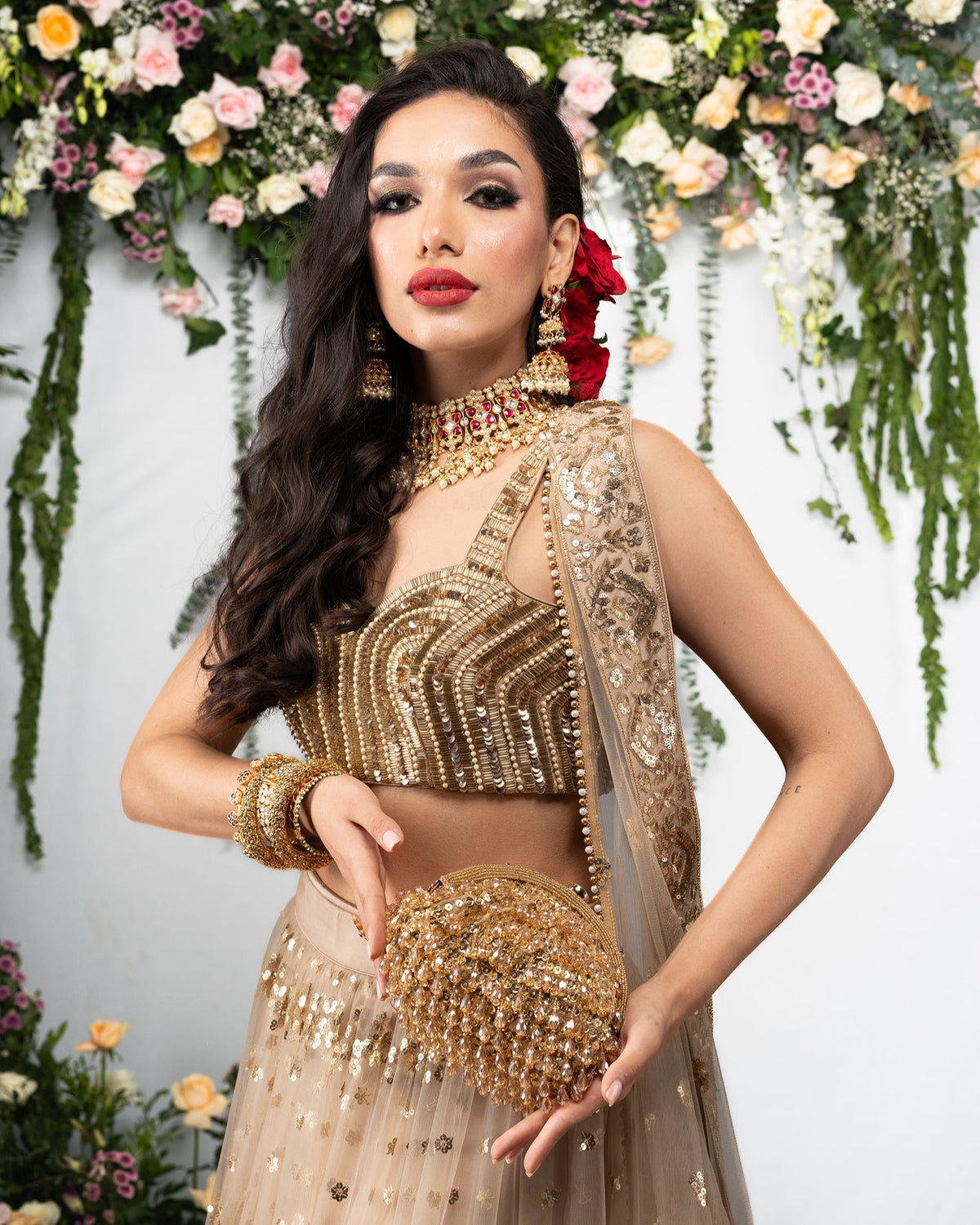 Pristine Bolso Gold